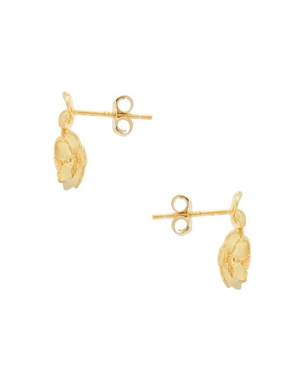 Shashi Metallic Chinoiserie Stud Earrings