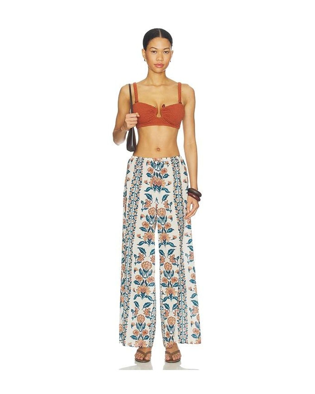 Montce Multicolor Drawstring Wide Leg Pant