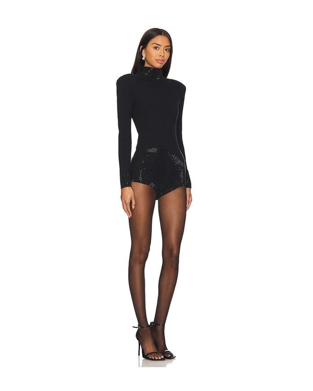 retroféte Black Bethanie Romper
