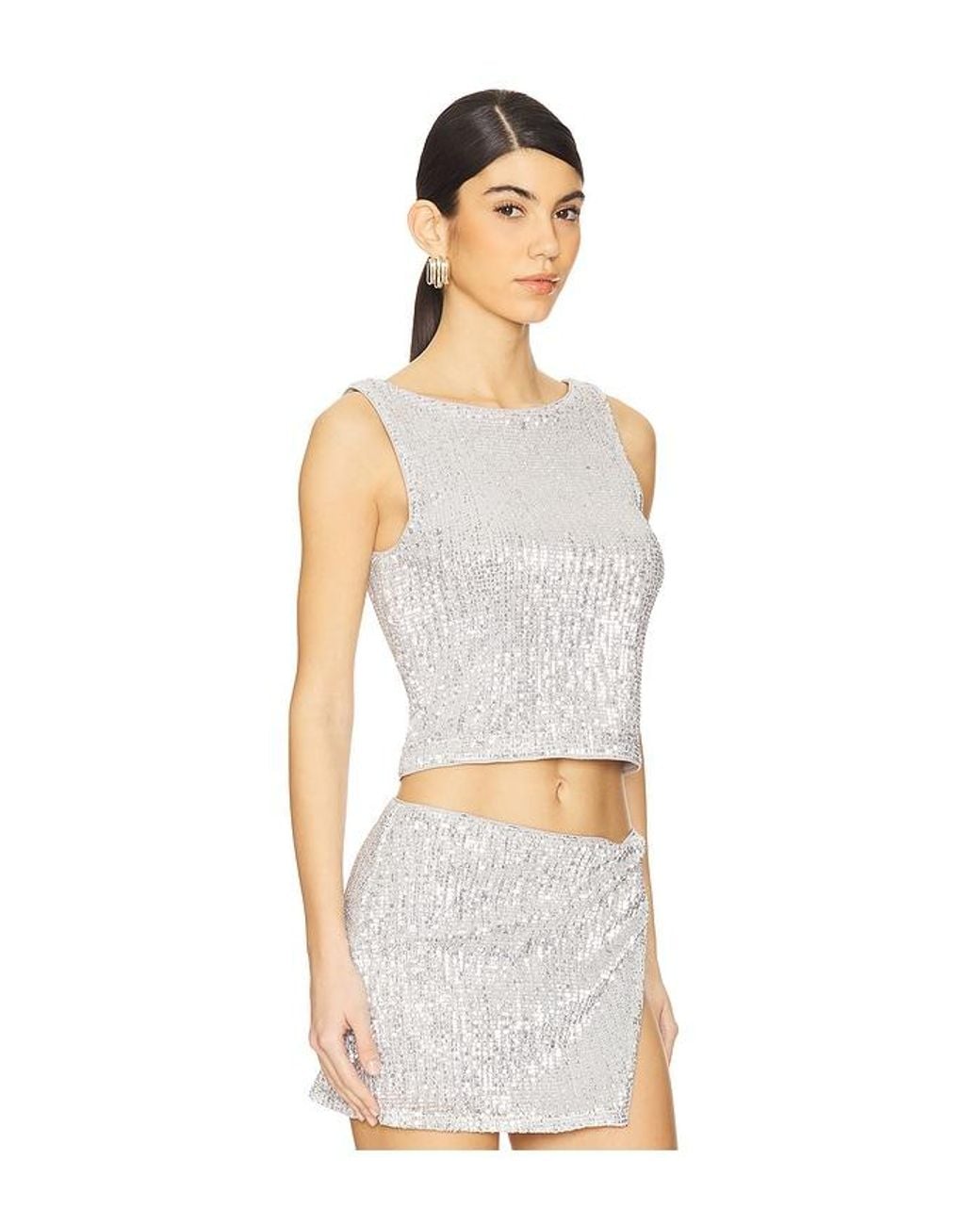Lovers + Friends White Selma Top