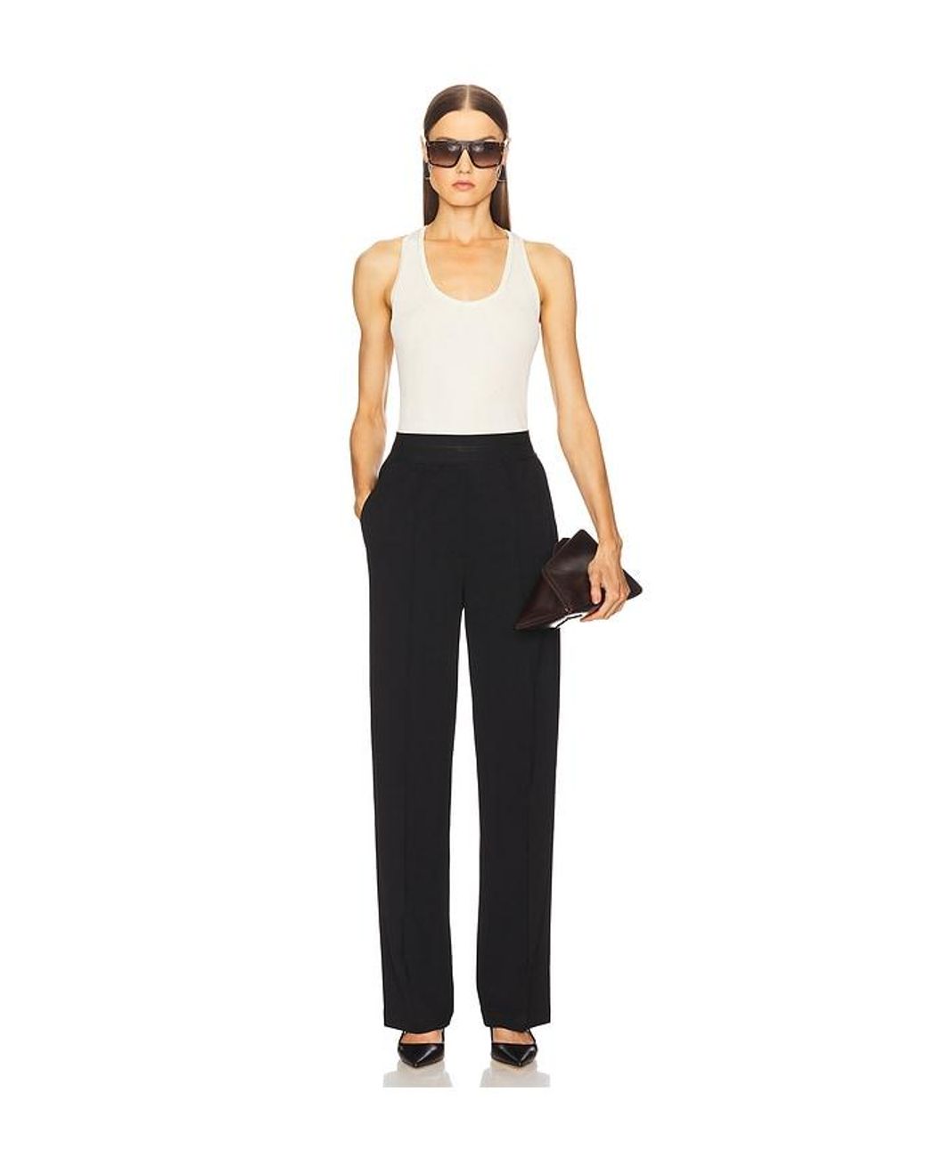 Helmut Lang Black Straight Trouser