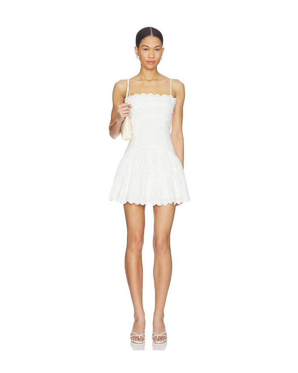 Nia White Elvira Dress