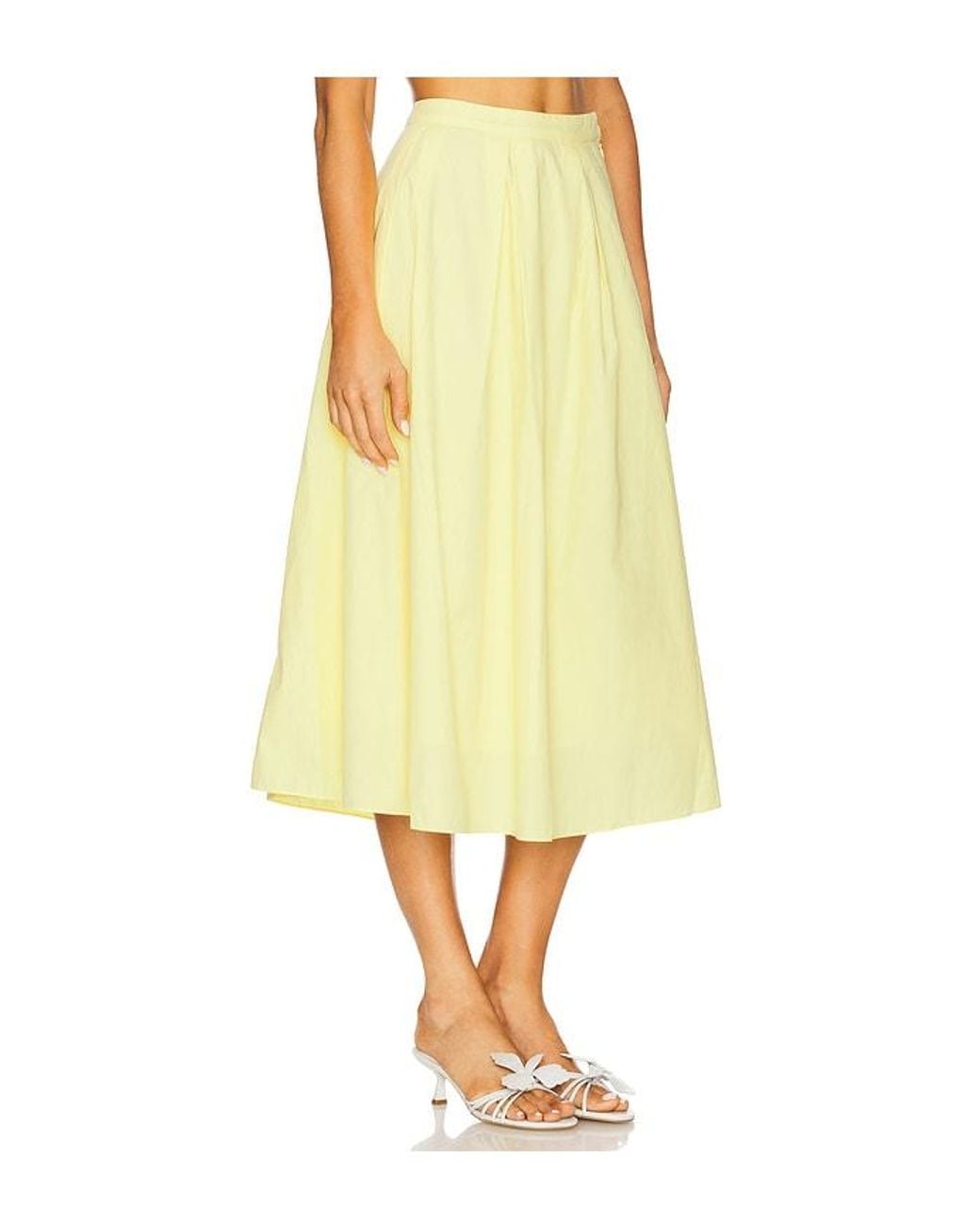 Azeeza Yellow Sheridan Skirt