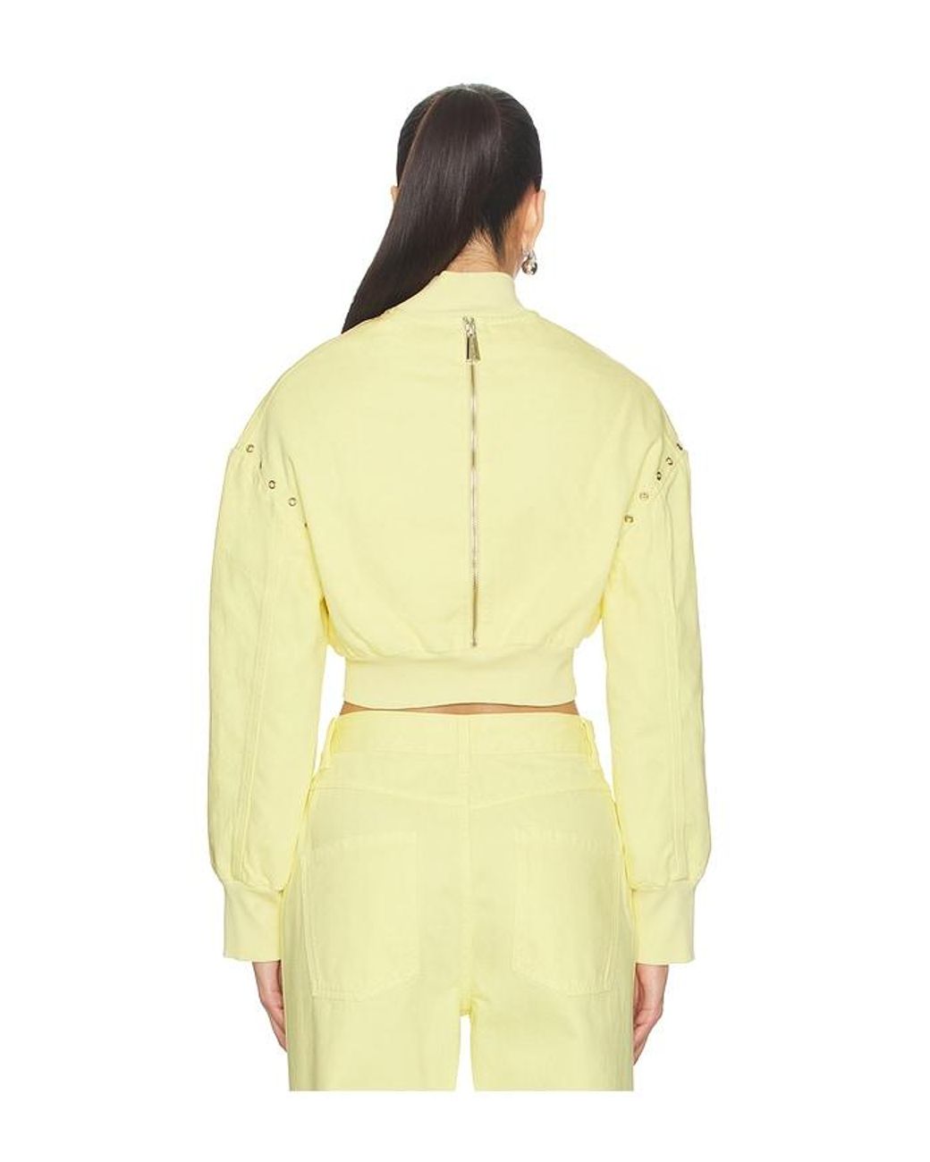 Palmatic Studio Yellow Rebelni Denim Jacket