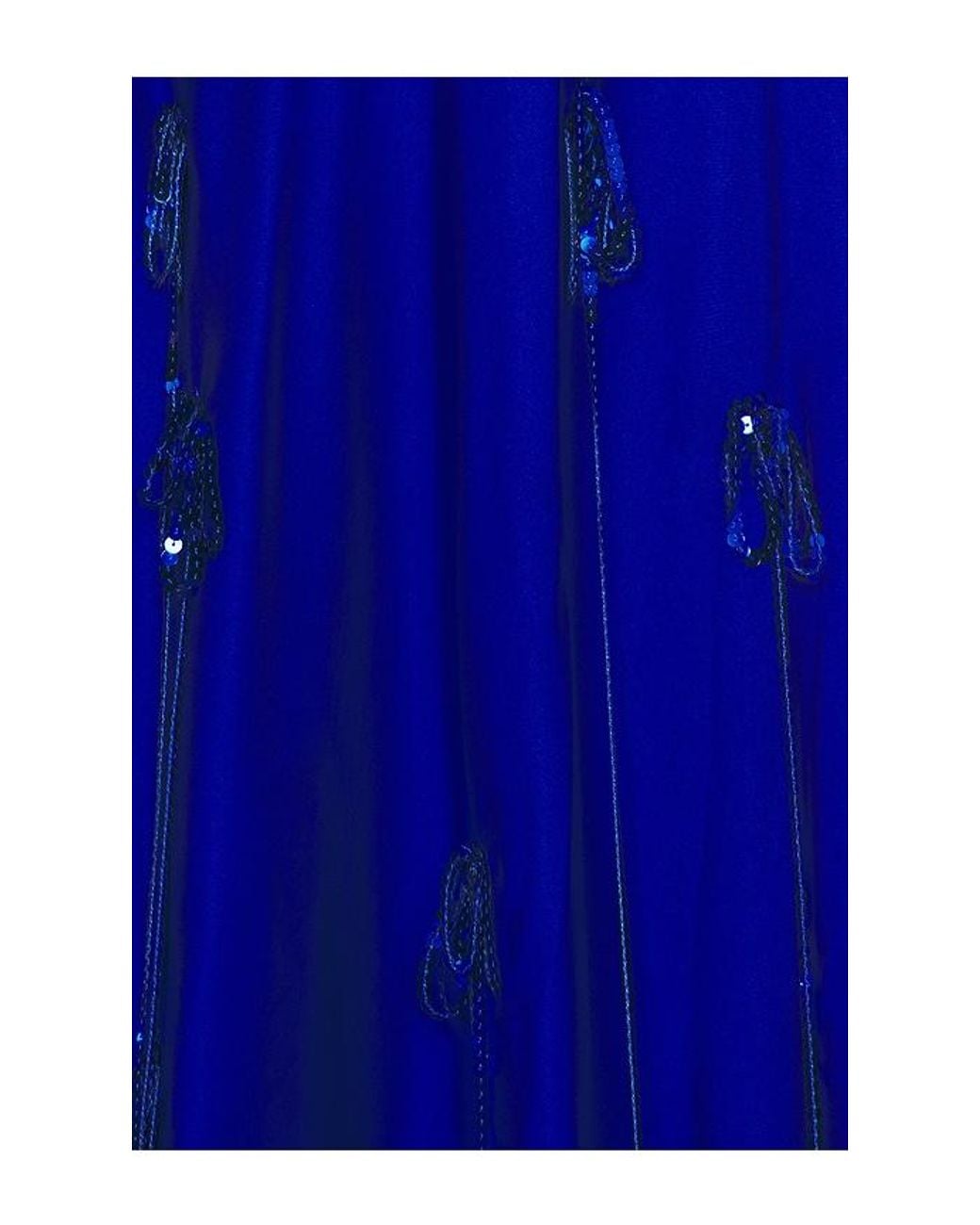 Tyler McGillivary Blue Valeria Slip Dress