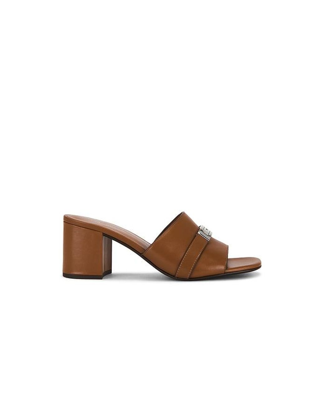Tory Burch Brown Leelee Heeled Mule