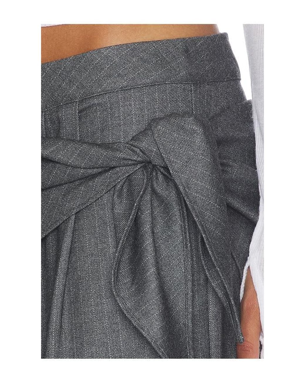 ALL THE WAYS Gray Alex Scarf Wrap Pant