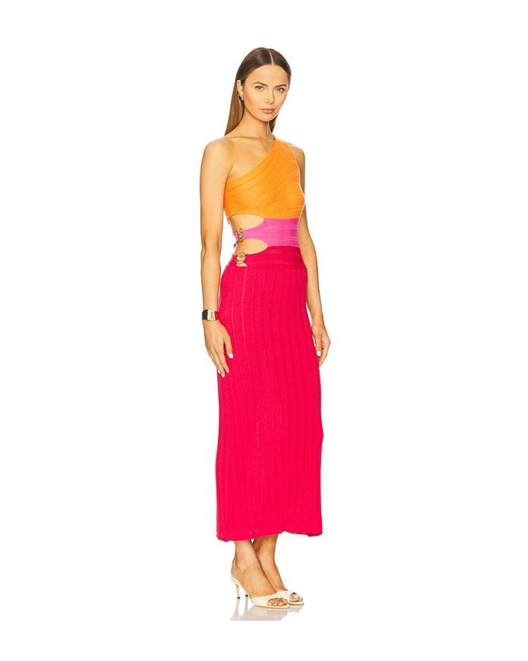 CAPITTANA Pink Lauren Sunset Dress