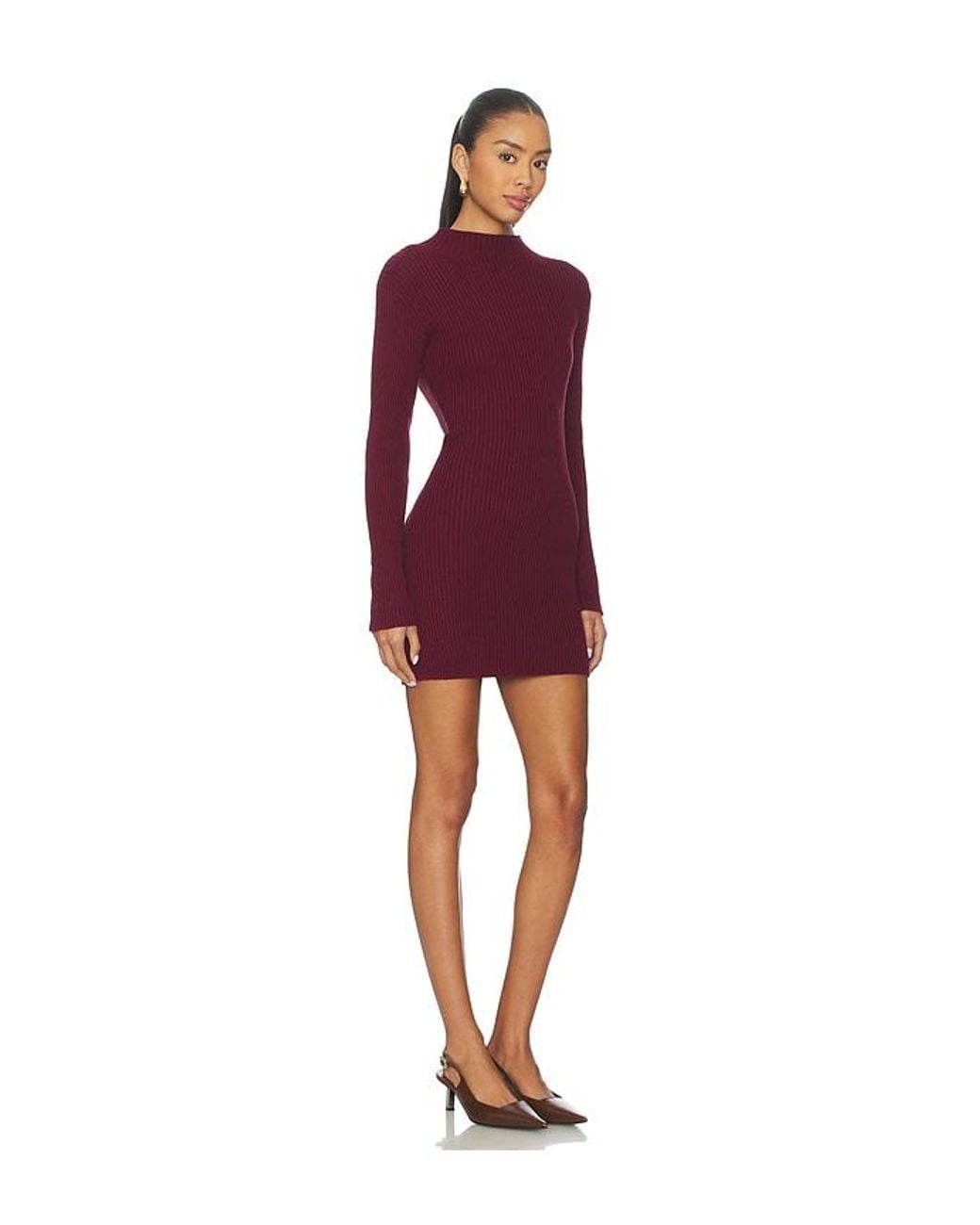 SNDY'S Red North Sweater Dress