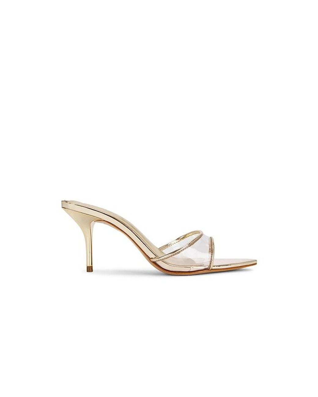 SCHUTZ SHOES White Elodie Vinyl Sandal