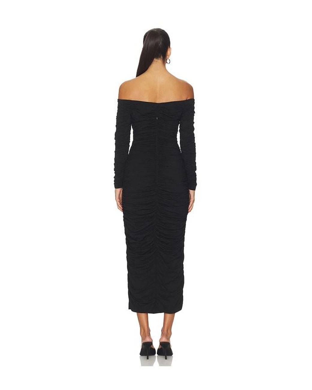 Sans Faff Black Wren Midi Dress
