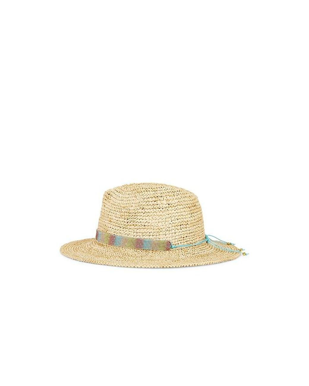 Nikki Beach Natural Kelly Fedora Hat
