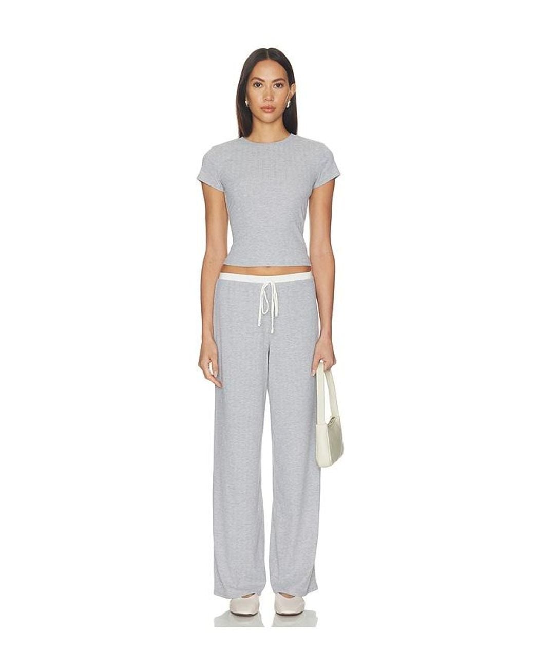Lovers + Friends Gray Reagan Pant