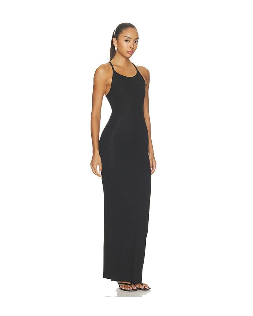 WAO Black Maxi Tank Dress