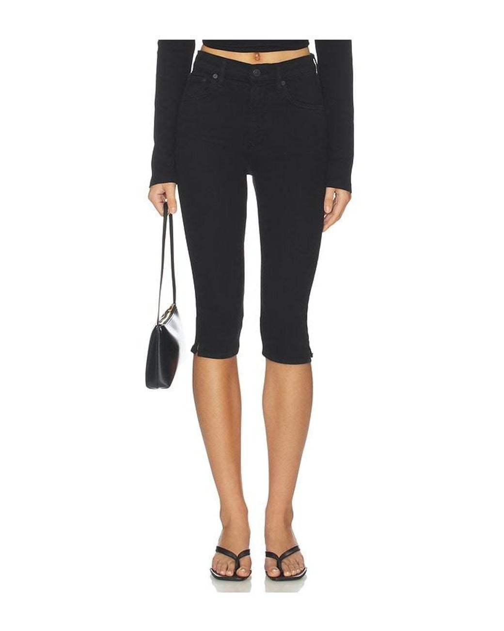 Citizens of Humanity Black Devin Capri Pants