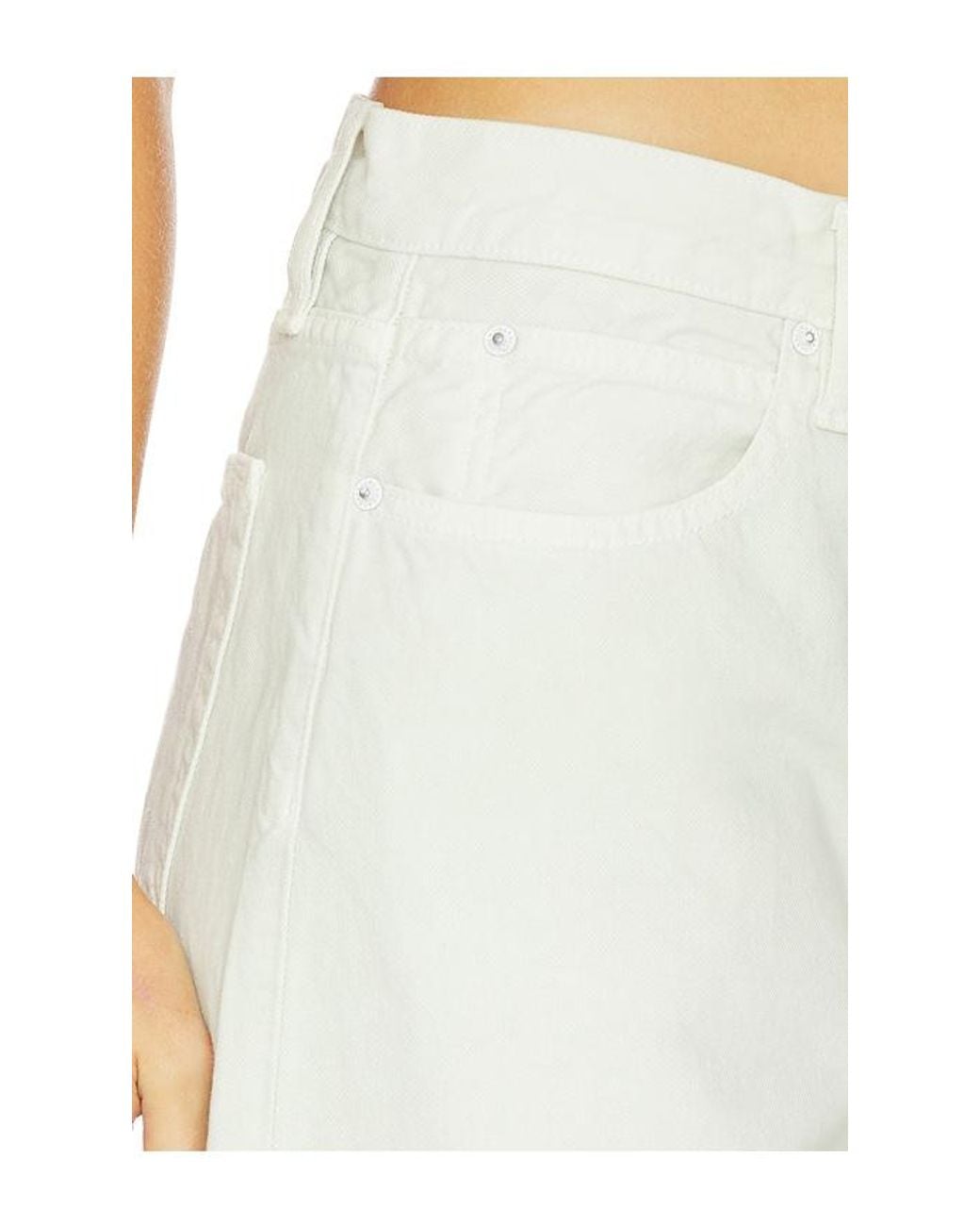 SLVRLAKE Denim White Tess Long Jeans