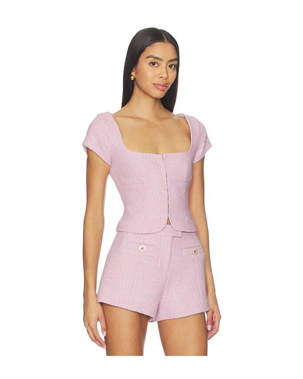 Lovers + Friends Pink Betsy Top