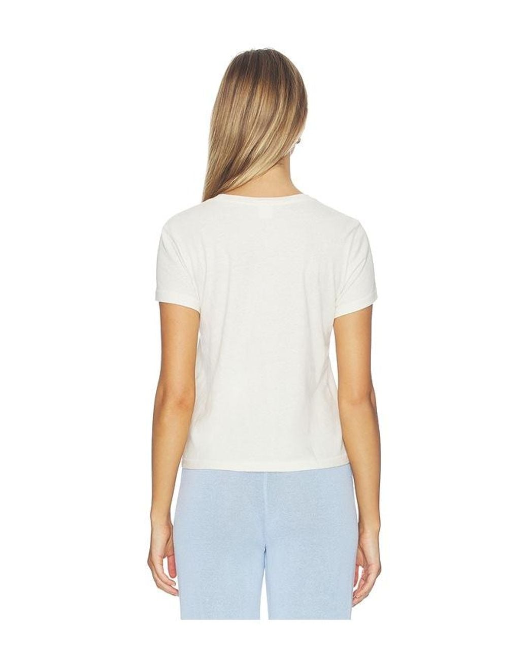 Re/done White Classic Tee Bare Minimum