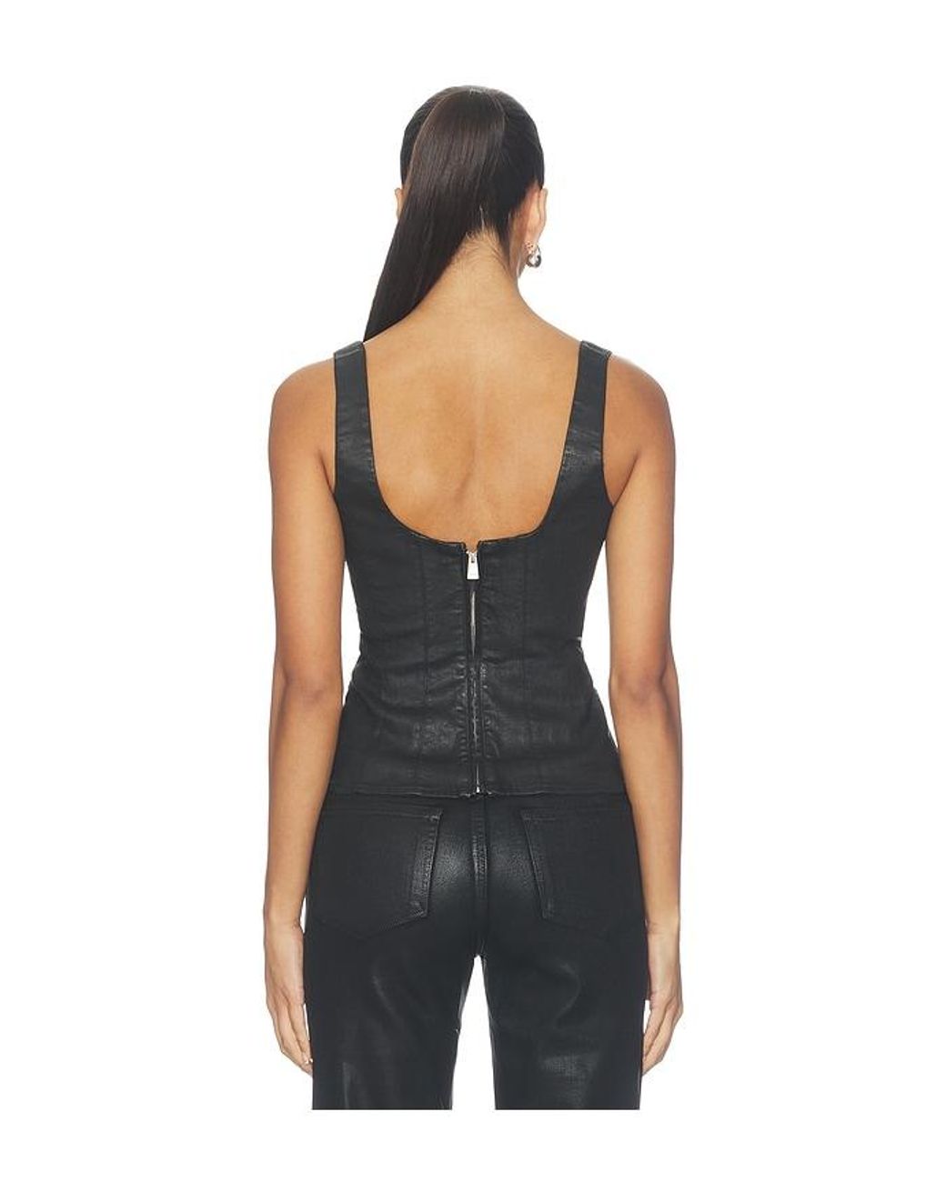Jonathan Simkhai Black Lachlan Bustier