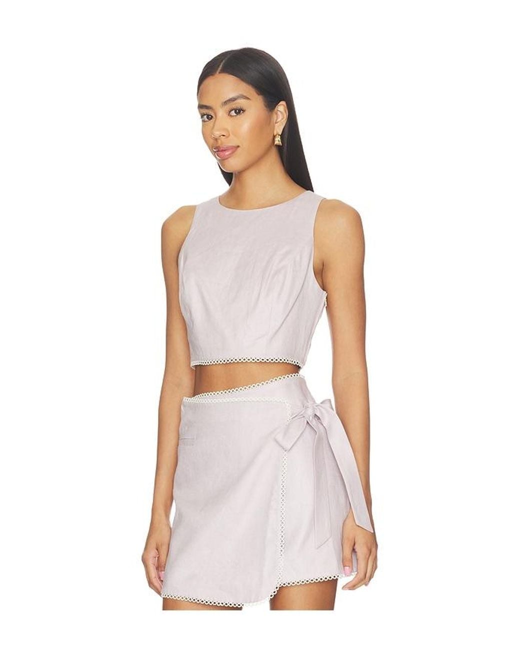 Hevron White Terrel Top