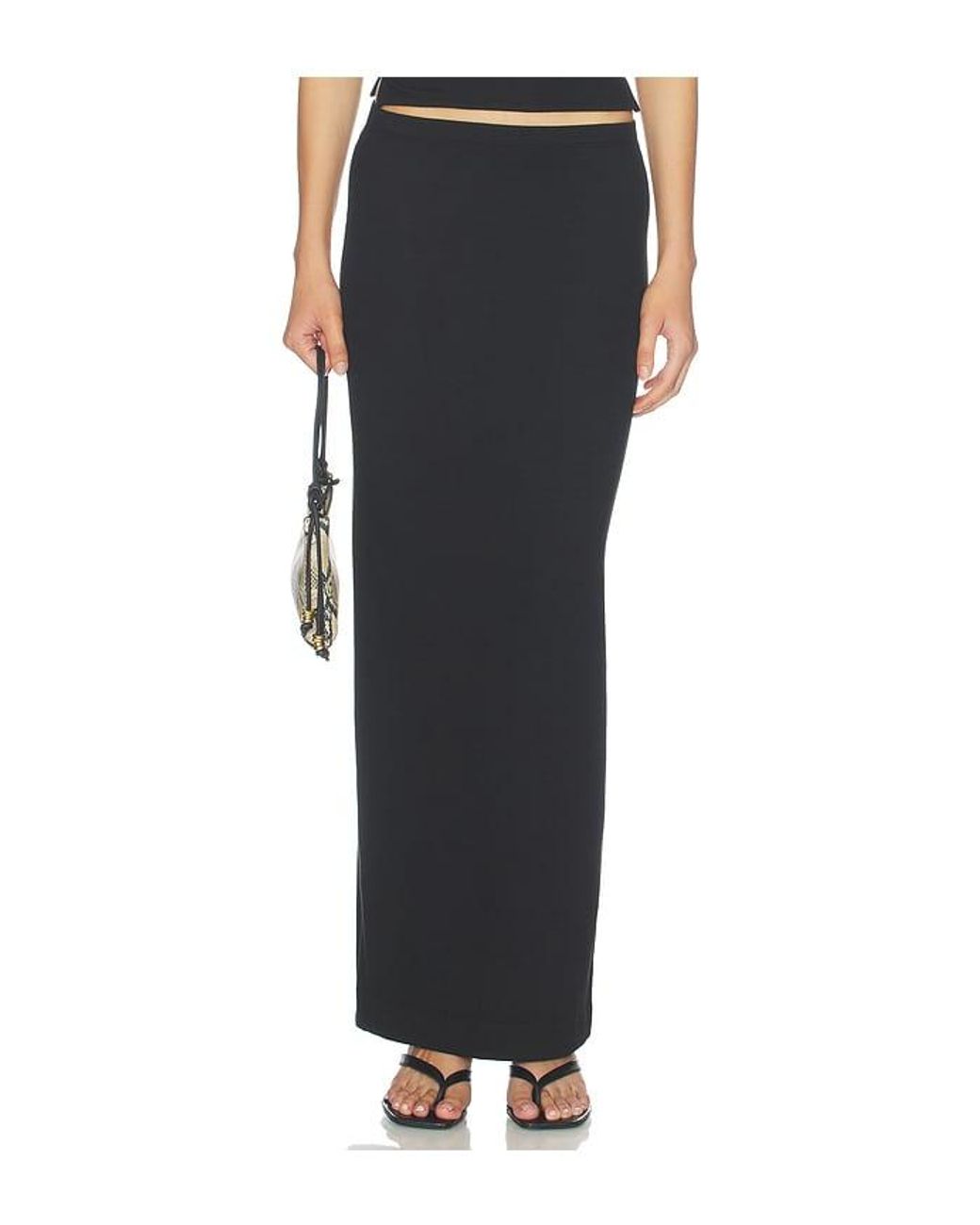 WAO Black Maxi Skirt