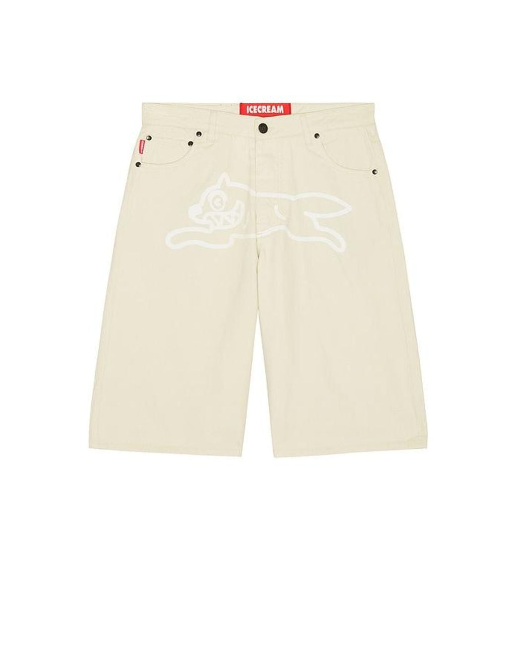 ICECREAM Natural Fenton Shorts for men