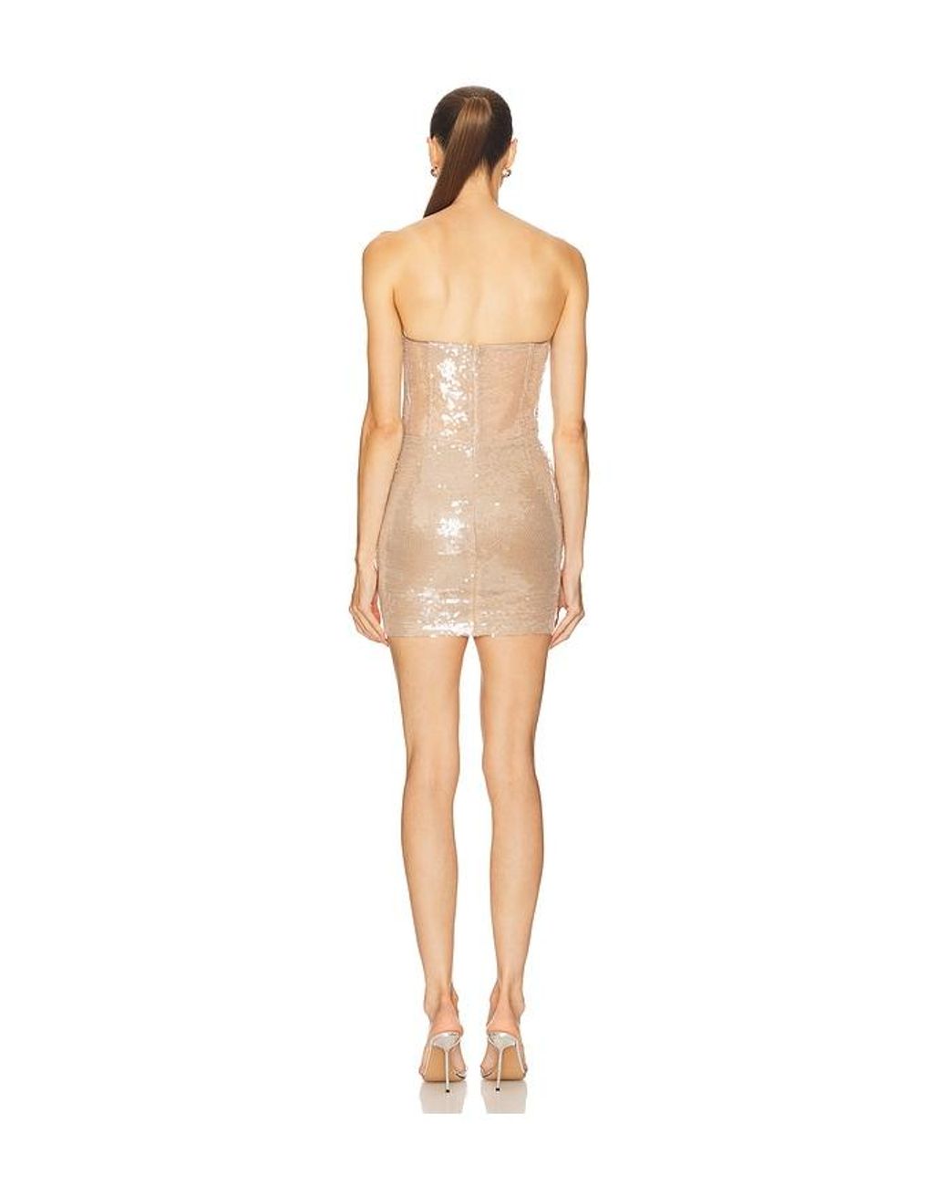 Ilkyaz Ozel Natural Pamela Mini Dress