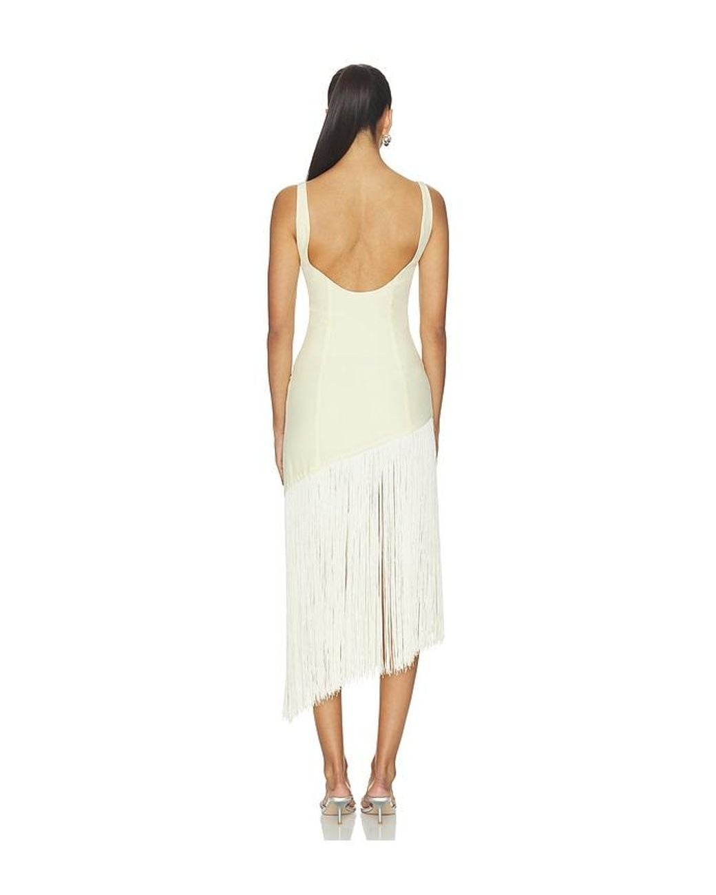 Lovers + Friends White Aisha Midi Dress