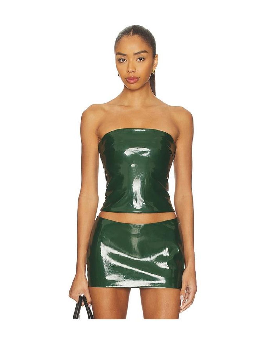 CULTNAKED Green Killa Strapless Top