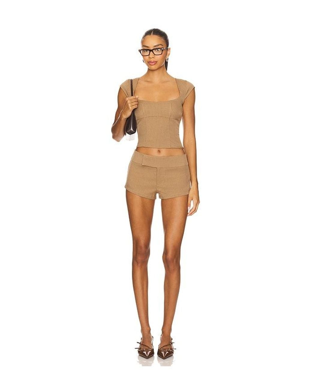 superdown White Shorts Agnes