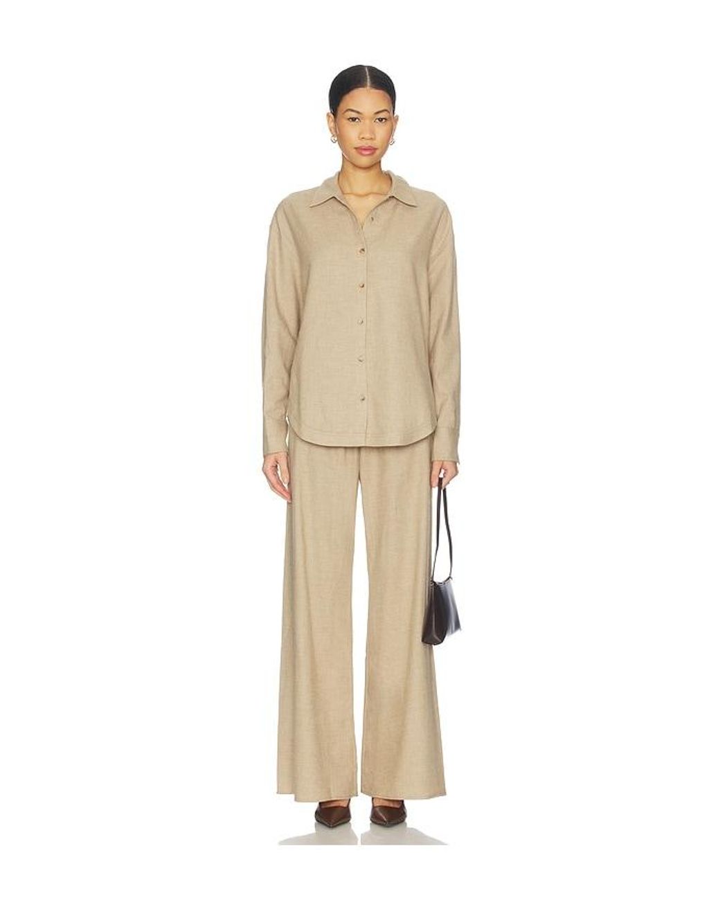 La Ligne Natural Flannel Colby Pant