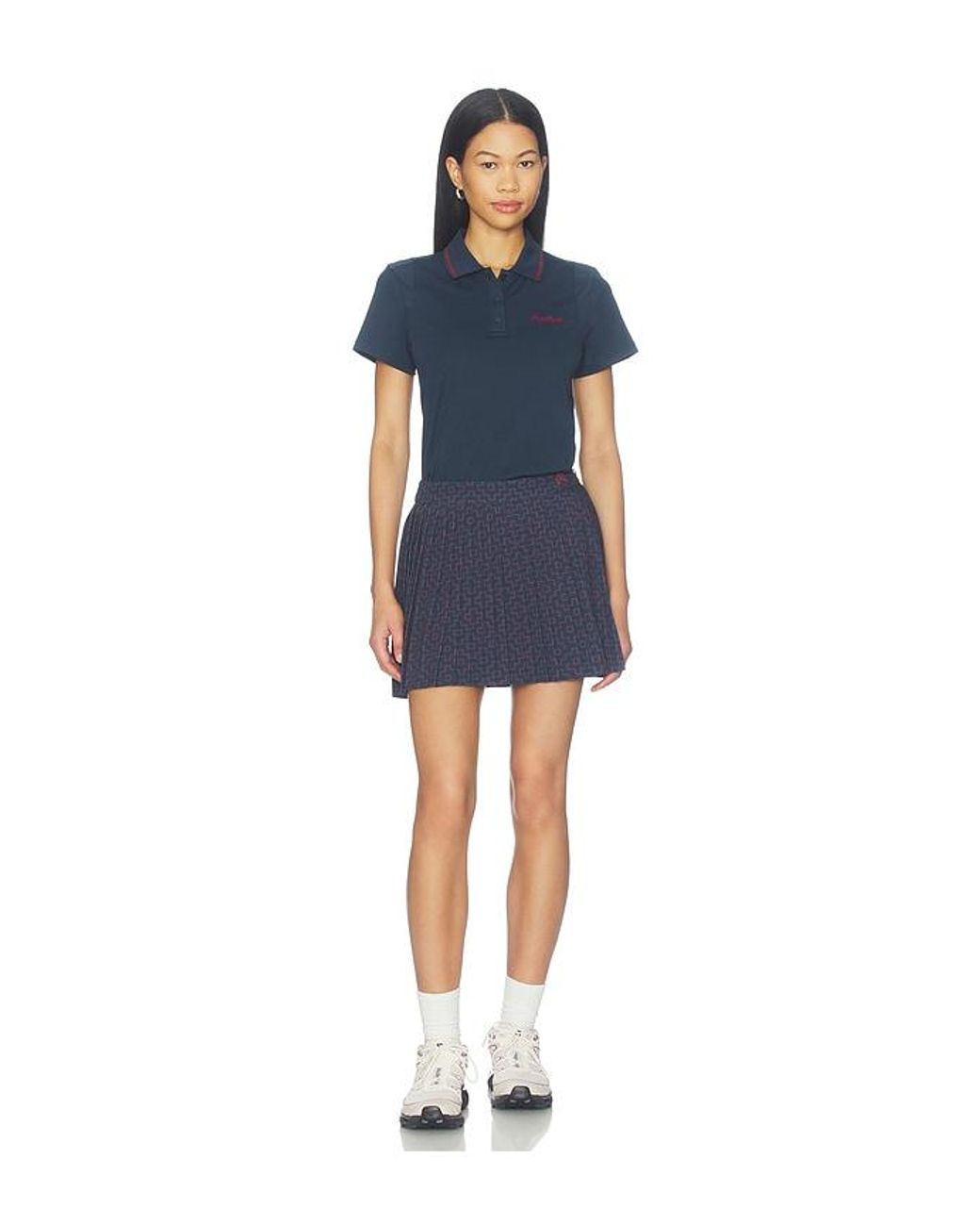 Malbon Blue Kate Sashiko Skirt