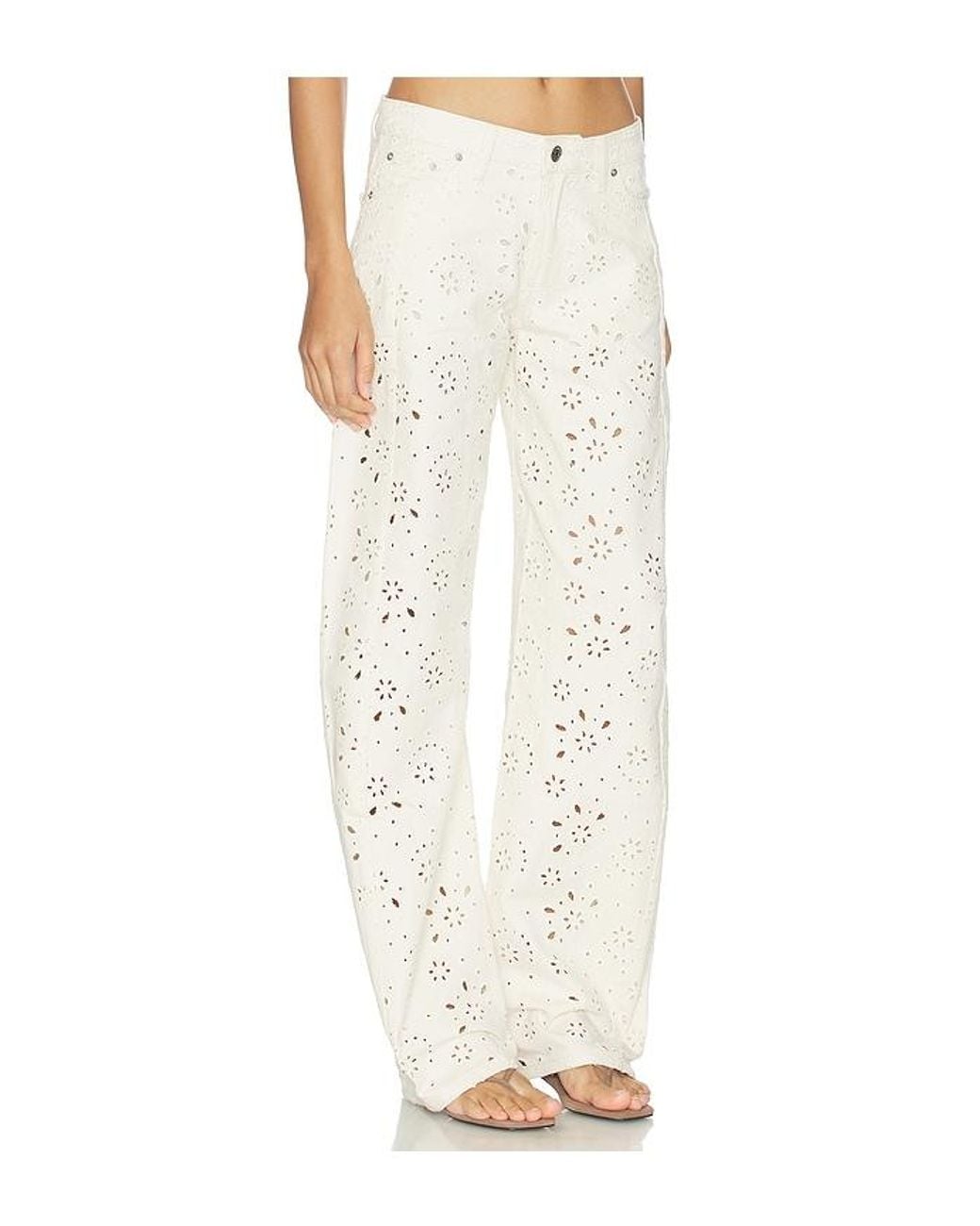 Steve Madden White Rori Jean