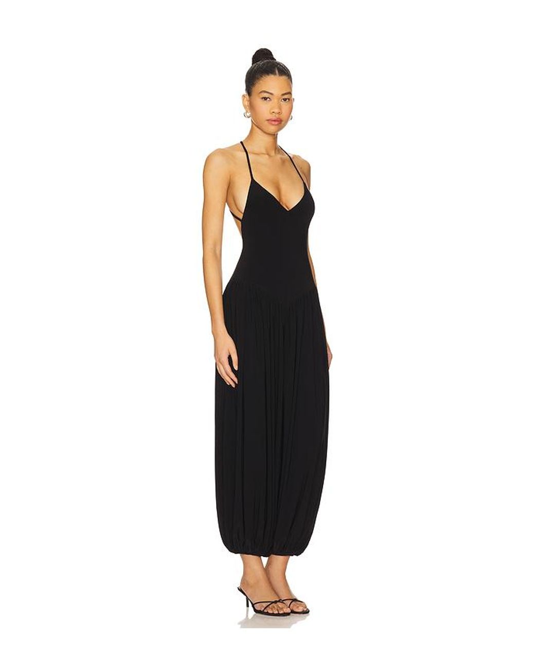Norma Kamali Black Kenny Jumpsuit