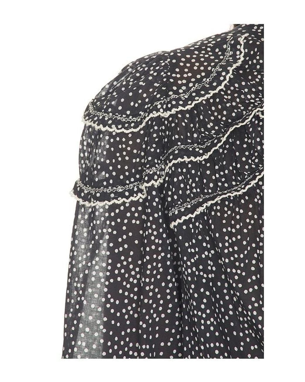 Isabel Marant Black Christa Blouse