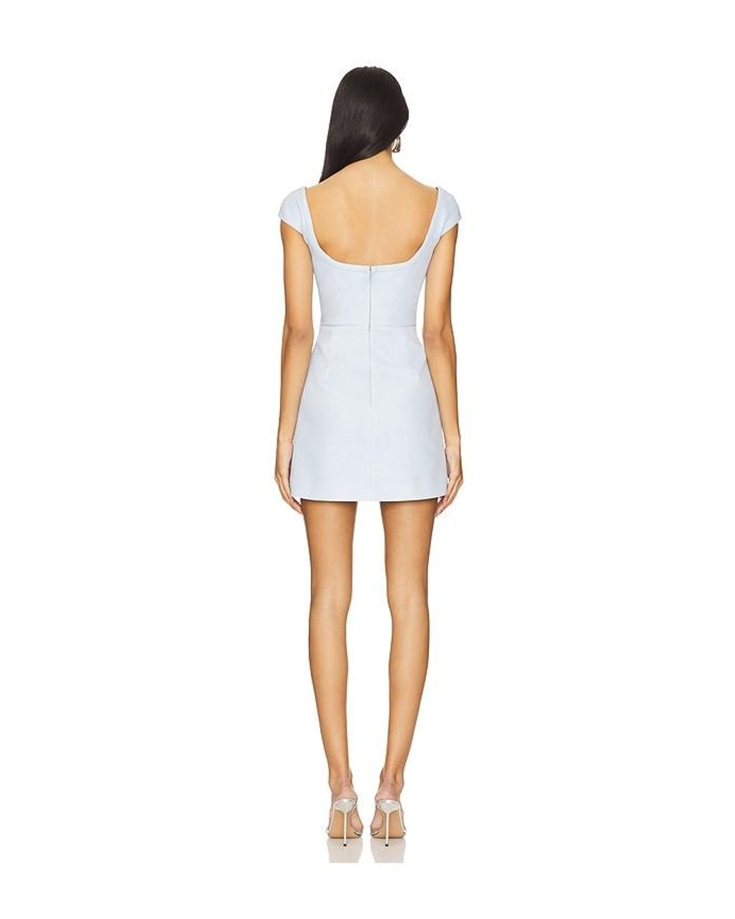 SAU LEE Blue Bryn Dress