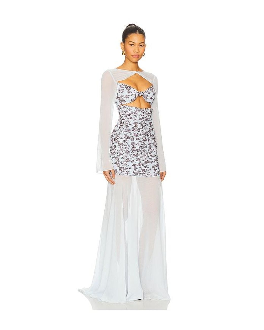 Sonya Moda White Fariha Gown