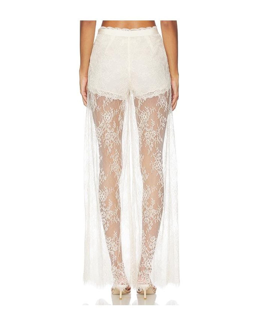 LoveShackFancy White Sigrid Pant