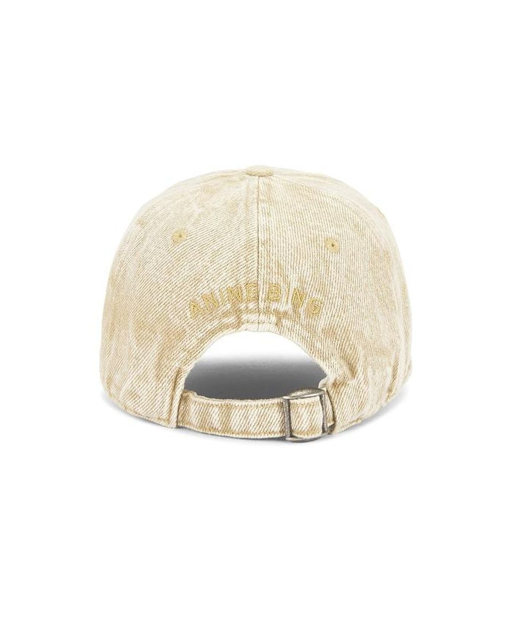 Anine Bing Natural Jeremy Baseball Cap