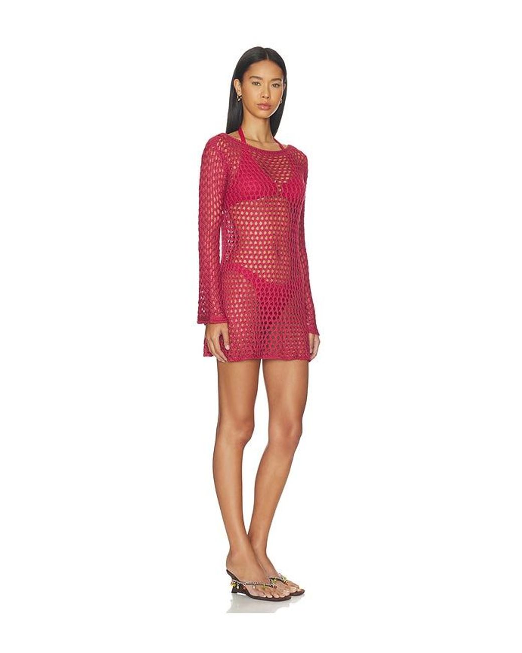 ViX Red Belle Short Cover Up