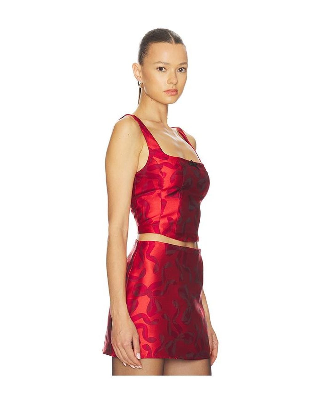 Kendra Top En Color Rojo Talla (También En Xs, S, M, Xl, Xxl) Show Me Your Mumu de color Red