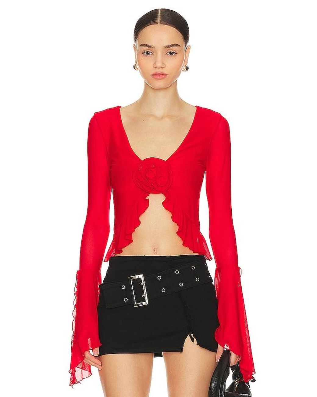 MAJORELLE Red Val Top