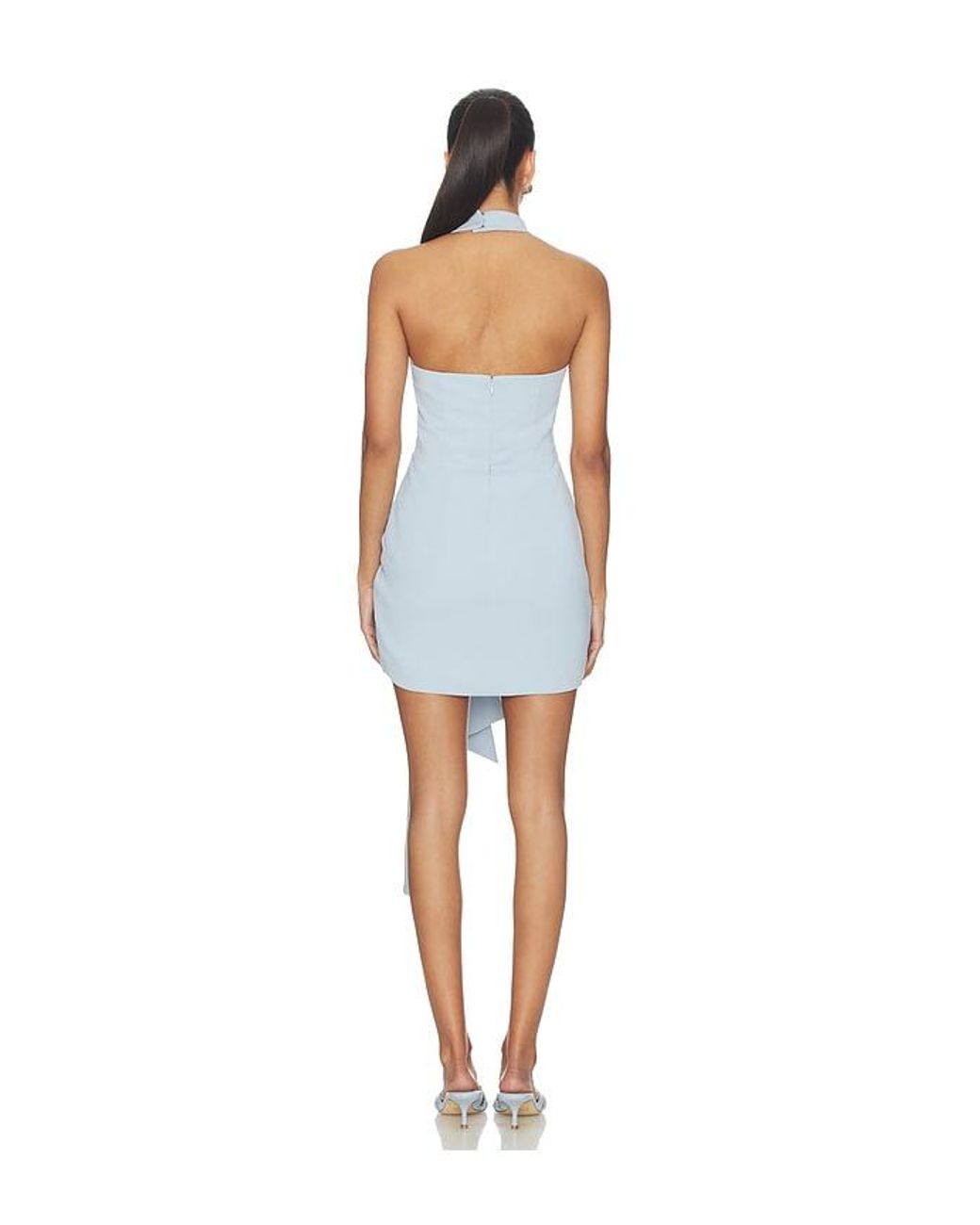 Elliatt Blue Anaya Halter Mini Dress