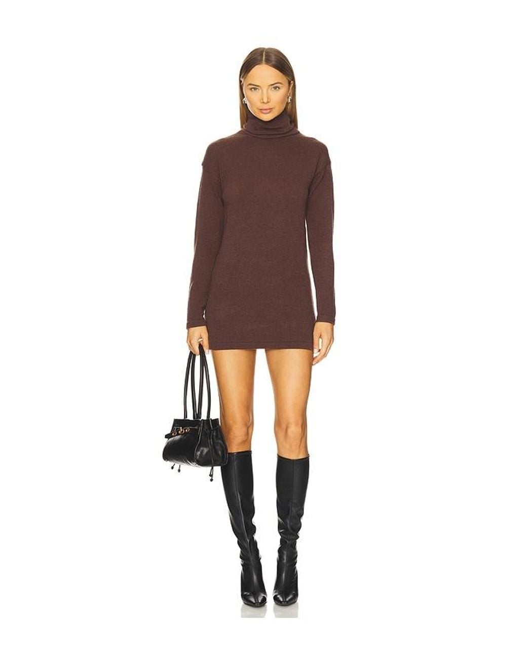 ALL THE WAYS Brown Meryl Sweater Dress