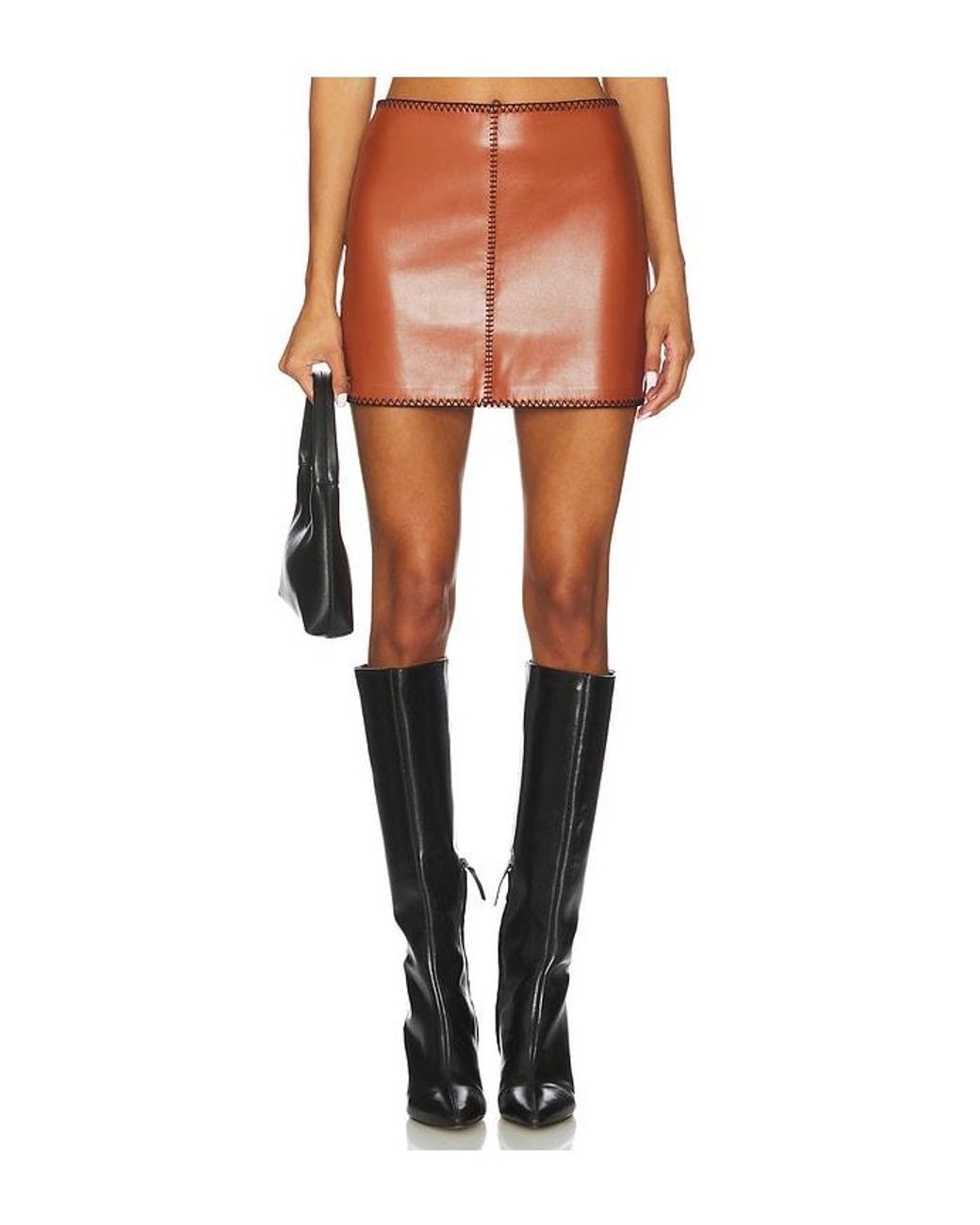 Amanda Uprichard Orange Ginger Skirt