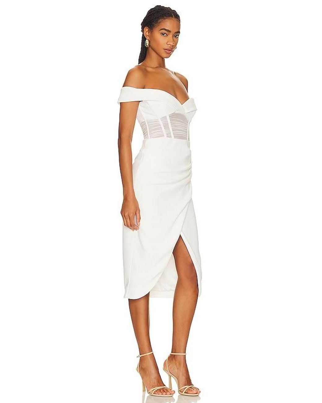 Bardot White Kleid Novacane
