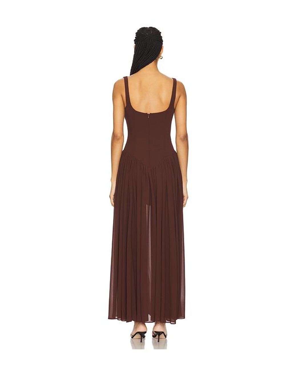 Bardot Brown Briann Maxi Dress