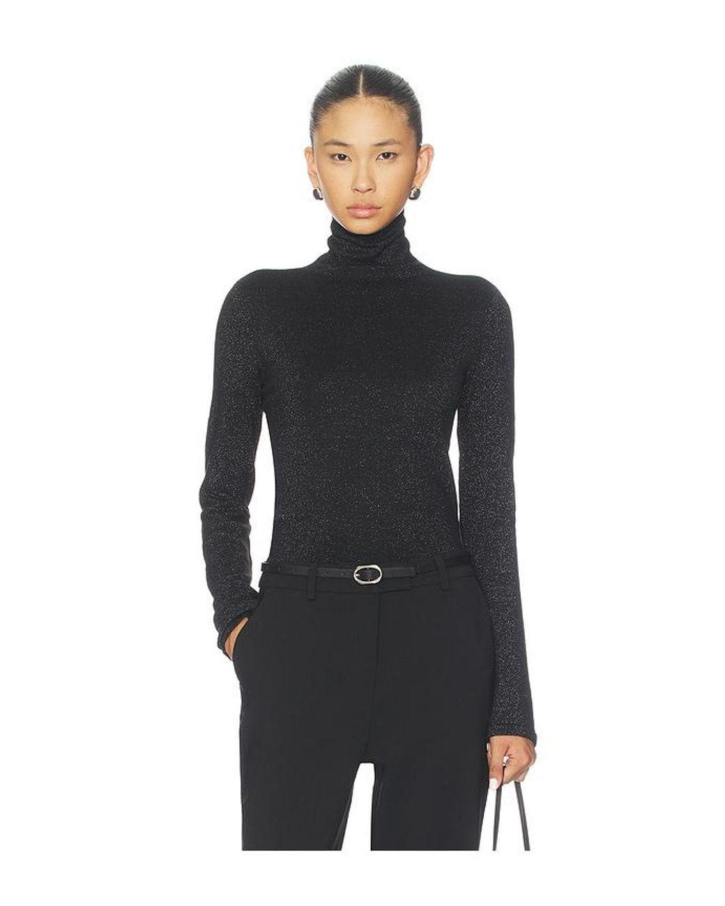 Lovers + Friends Black Bessi Turtleneck Sweater
