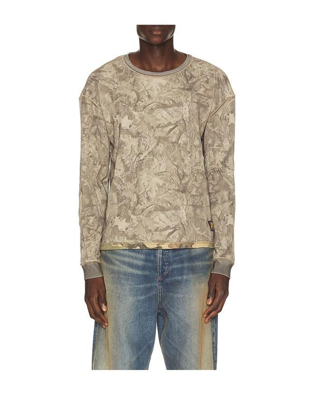 One Of These Days Blue Reversible Woodland Thermal for men