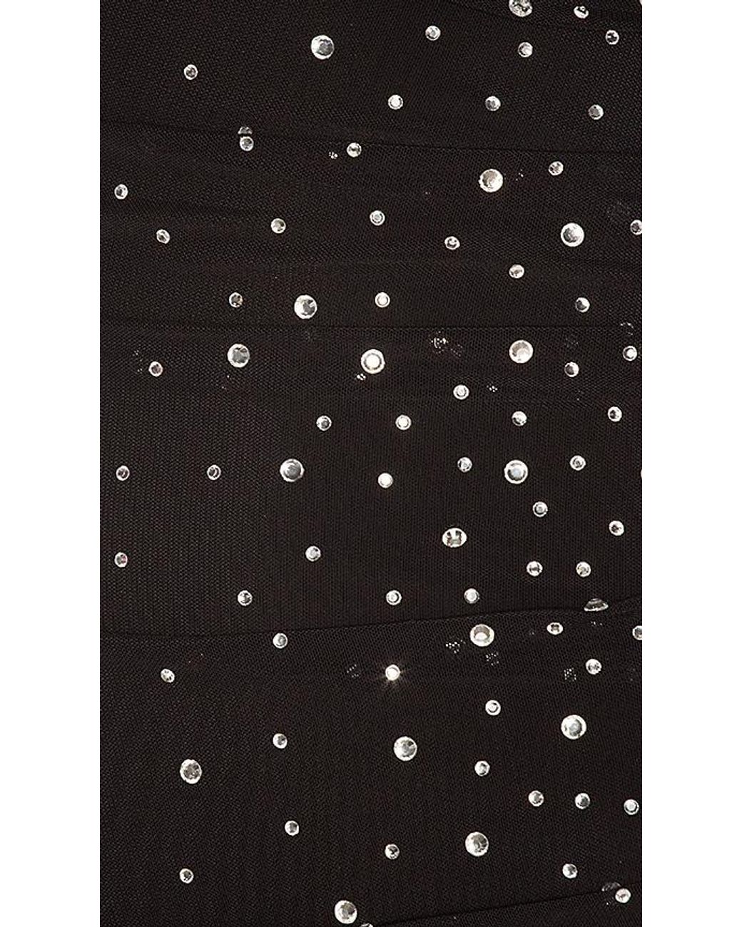 Nbd Black Mila Embellished Mini Dress
